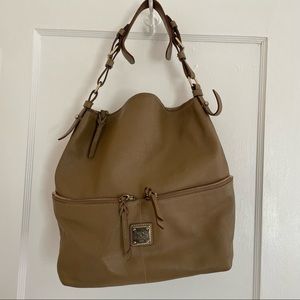 Tan leather Dooney and Bourke shoulder bag